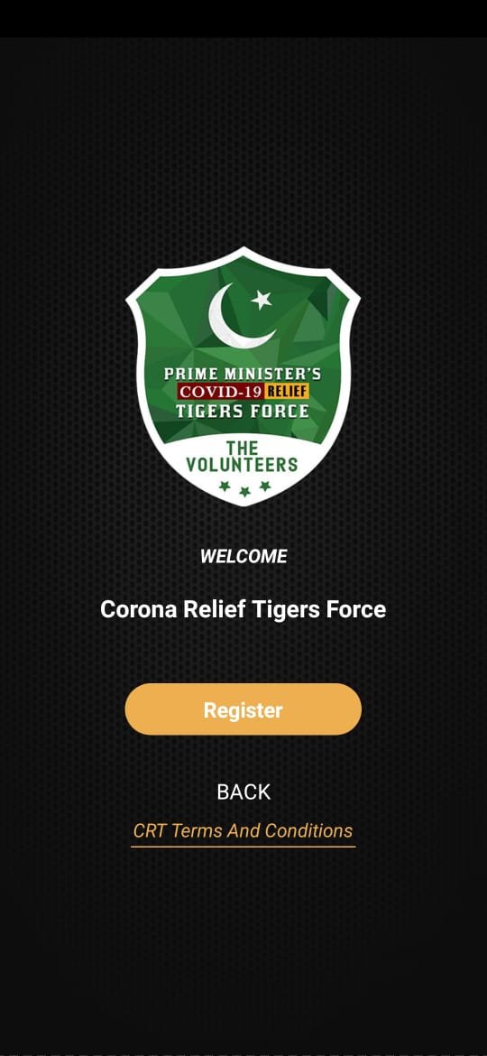 corona relief tiger force registration