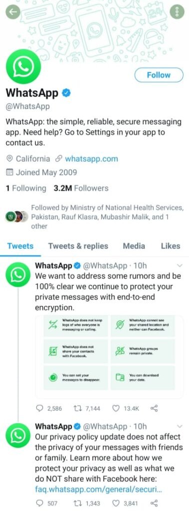 whatsapp rejected rumors