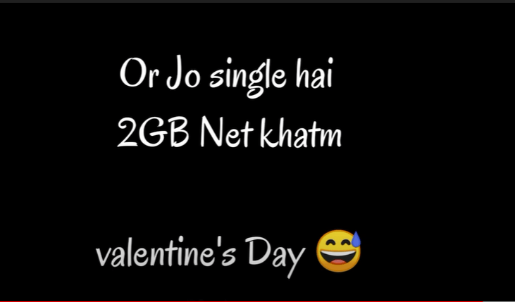 Funny Single Valentines day What's app Status Download