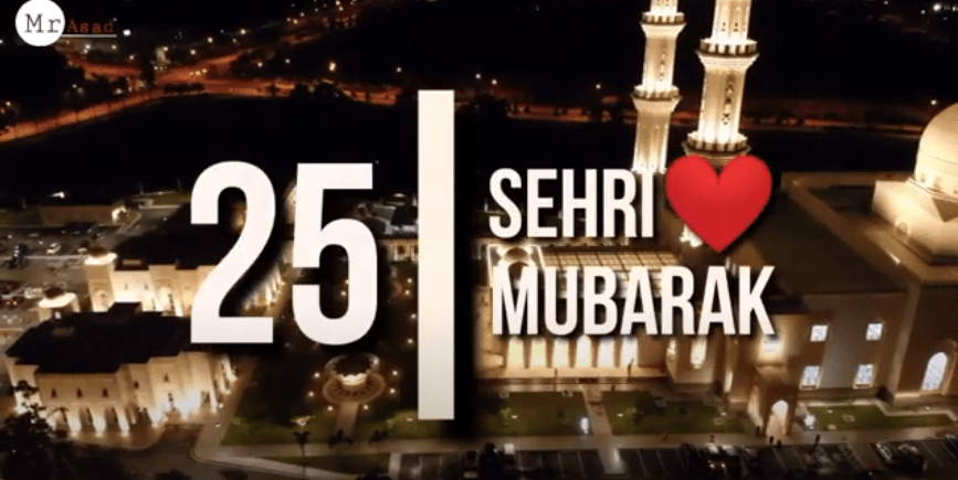 25th Sehri Mubarak status Download