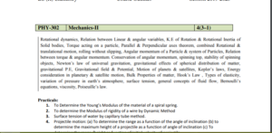 PHY-302 Mechanics-II GCUF Book Download pdf