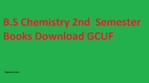B.S Chemistry Second Semester Books Download GCUF