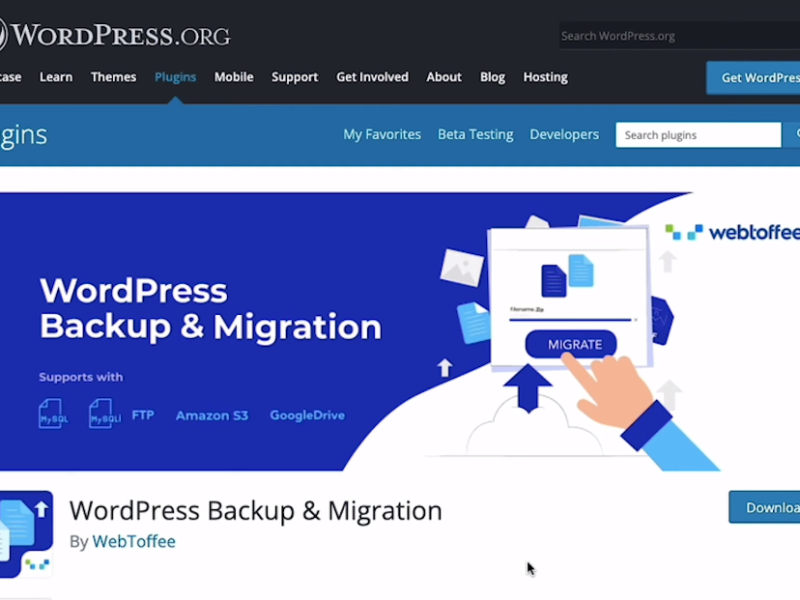 how to migrate wordpress site from one host to another