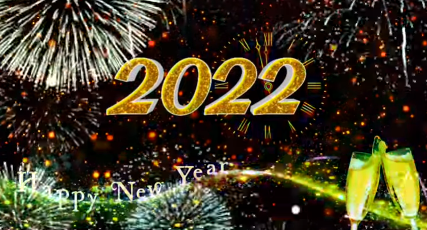 Happy New Year 2022 English wishes Status video Download