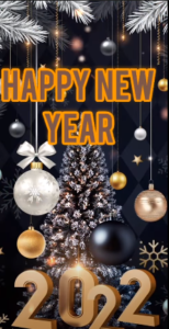 Happy new year 2022 Beautiful full-screen status download