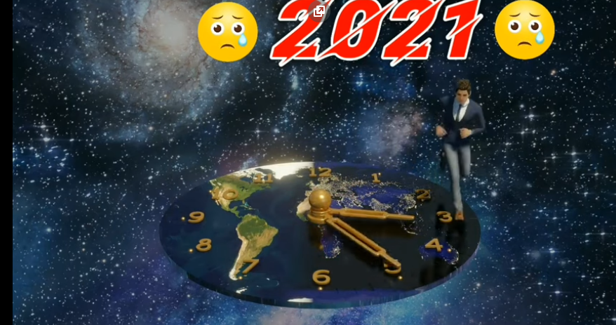 Clock Countdown Happy New Year 2022 Statu Video