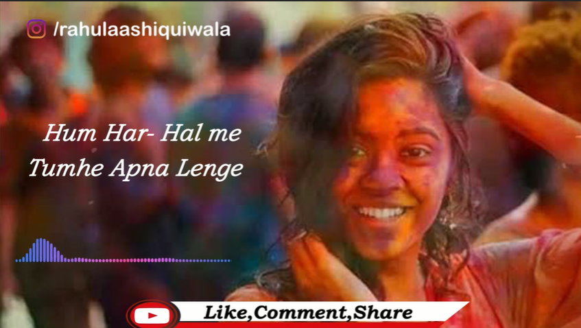 Holi Shayari Status