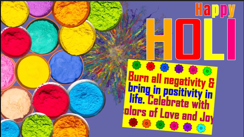 Holi Celebration Greetings Status Video Download