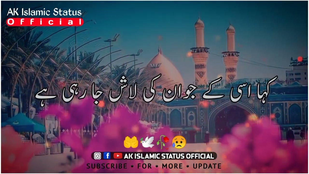 Muharram Status Raza Saqib Mustafai Status Video