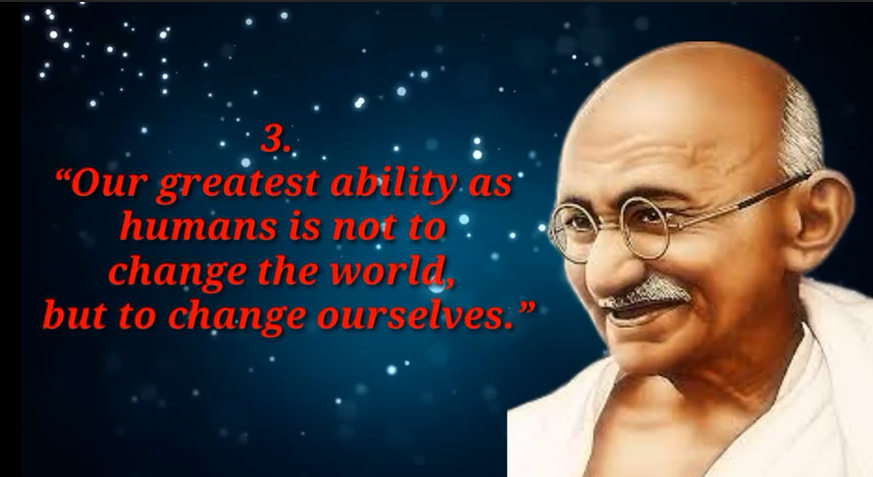 MAHATMA GANDHI QUOTES AND MESSAGE Status » TAJASSUS