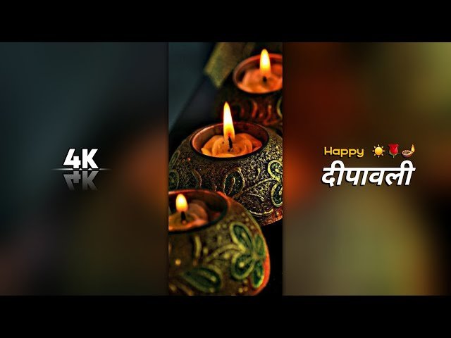 Happy Diwali 🪔 Deepawali 4K Status Video