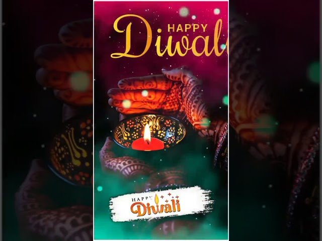 New Happy Diwali Full Screen 4K Status Video