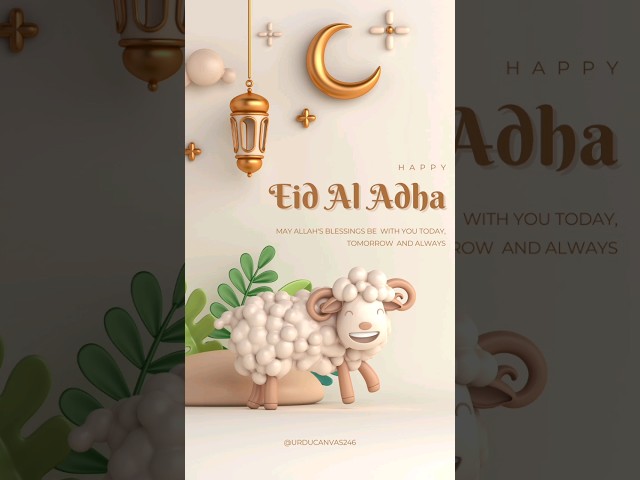 Eid al Adha Whatsapp Status 4k Full Screen Video