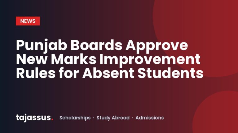 Punjab Boards Approve New Marks Improvement Rules for Absent Students